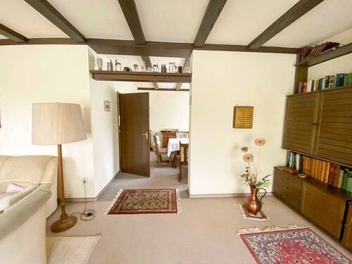 Blick vom Wohnzimmer zum Esszimmer im EG - 
