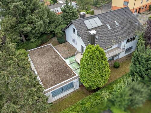 Luftbild - 1 Zimmer Mehrfamilienhaus, Wohnhaus zum Kaufen in Karlsruhe Grünwettersbach