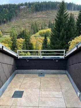 Dachterrasse mit herrlichem Fernblick - 2 Zimmer Etagenwohnung in Falkau