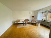 Wohnzimmer - Provisionsfrei: 4 Zi. + ausgeb. Dachstudio! - Top-Anbindung München, ruhige Lage, Garten & Garage