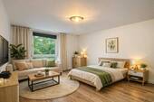 Schlafzimmer KI - 2 Zimmer Etagenwohnung zum Kaufen in Frankfurt am Main