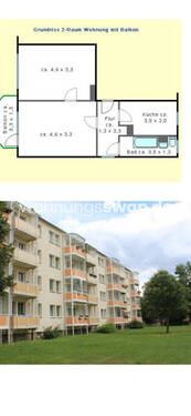 Bild 1 - Wohnungsswap - Ameisenstraße - 338,00&nbsp;EUR Kaltmiete, ca.&nbsp; 48,00&nbsp;m&sup2;&nbsp;Wohnfl&auml;che