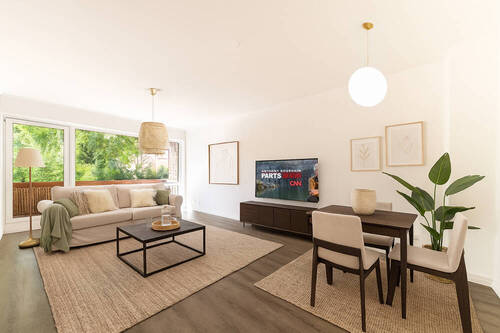 Wohnen und Essen virtuell möbliert - 2 Zimmer Etagenwohnung zum Kaufen in Pinneberg