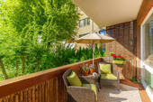 Balkon virtuell möbliert - 