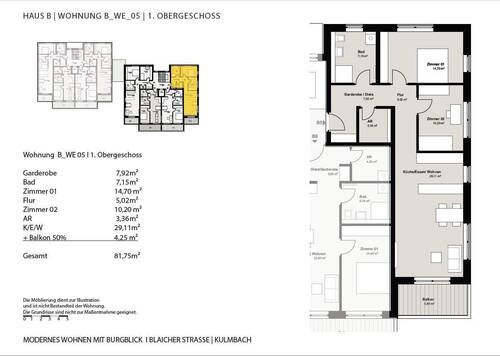 Info - 3 Zimmer Etagenwohnung in Kulmbach