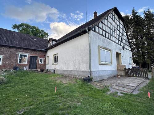 Gartenansicht - 1 Zimmer Mehrfamilienhaus, Wohnhaus in Stemwede