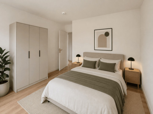 Großzügiges Schlafzimmer eingerichtet 2 - 