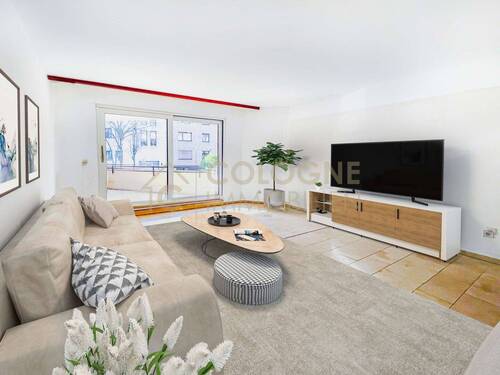 Lichtdurchflutetes Wohnzimmer - 