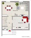 Vorderhaus - Grundriss Erdgeschoss (Doppelhaushälfte) - 