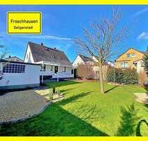 Renoviert & sofort bezugsfertig – Einfamilienhaus mit Wohlfühlgarten, Brunnen und großer Garage - Seligenstadt Froschhausen