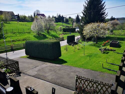 Ausblick von Terrasse - 