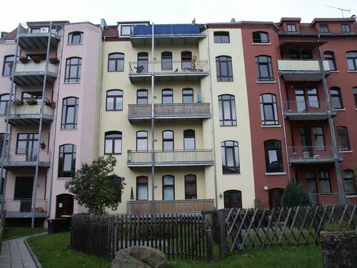 Rückansicht - 2 Zimmer Etagenwohnung zur Miete in Zwickau