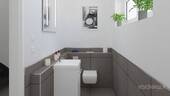 Gäste-WC - 6 Zimmer Einfamilienhaus zum Kaufen in Schmitten