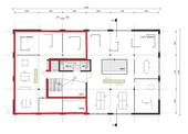Grundriss 1.OG - Büro in Ilshofen