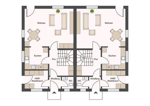 Doppelhaus 2 EG hinten - 