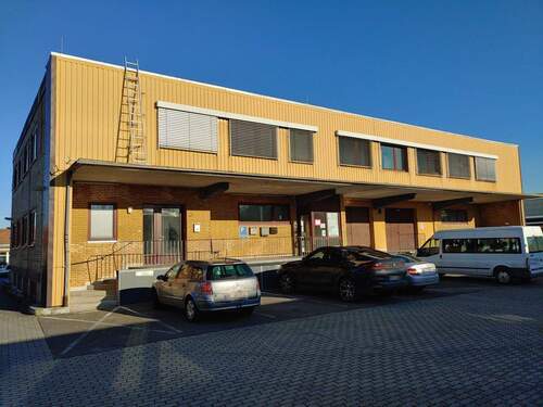 Objektansicht - Nähe A20: Beheizbares Büro mit WC´s und Stellplätzen im Gewerbegebiet Lübeck-St.JürgenGenin