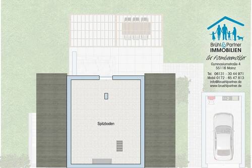 Dachspeicher (begehbar) - 