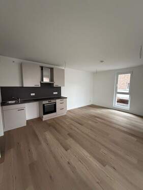 Wohn- und Essbereich - Neubau 2-Zimmer-Wohnung nur mit Wohnberechtigungsschein