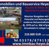 Luckenwalde- Bungalow auf grßem schönem Grundstück