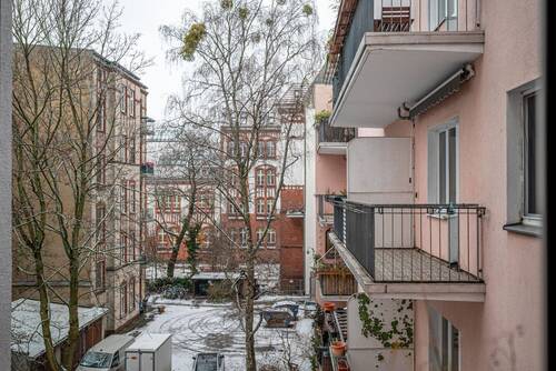 Blick aus den Bodentiefenfenster - 