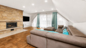 Wohnzimmer 1 * - Sonnige Wohlfühlwohnung mit Kamin, Südbalkon und barrierearmem Komfort