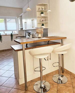 Einbauküche mit Theke - 