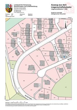 Katasterkarte Picard Beruser Straße 7 - 