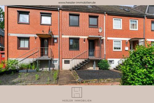 Außenansicht - Bremen - Tenever I Modernisiertes Reihenhaus mit Garten und Garage