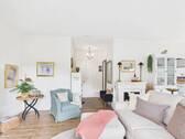 Wohnzimmer - Etagenwohnung mit 86,20 m&sup2; in Hamburg zum Kaufen