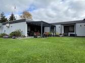 Gartenansicht - Grundsaniertes Haus mit EBK, Klima, Kamin und Garage!