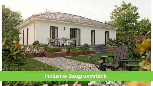 Bild 1 - INKLUSIVE Baugrundstück: Der Bungalow mit dem charmanten Walmdach - stufenlos glücklich sein in Knüllwald