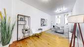 Wohnzimmer - Fulda-Innenstadt: Altbau-Liebe ohne Baustellen-Frust? 2 Zimmer, frisch renoviert. Sofort einziehen!