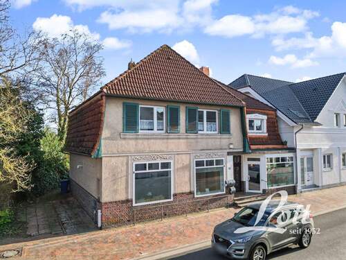 Bild 1 - +++ Historisches Wohn- und Geschäftshaus in frequentierter Ortskernlage in Apen +++