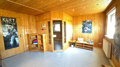 Saunaraum im Dachgeschoß - 