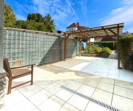 Terrasse mit Überdachung - 