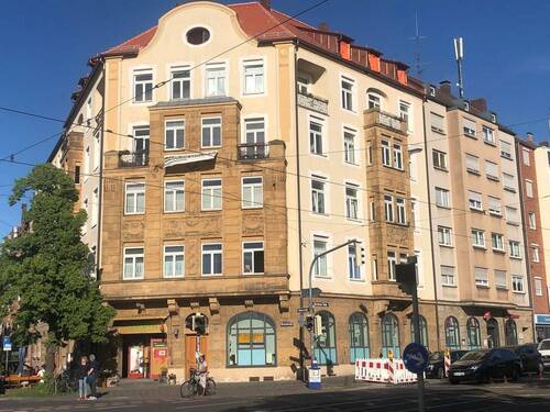 Außenansicht - 3-Zimmer-Neubau-Maisonette im Dachgeschoss eines Baudenkmals