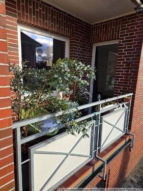 Außenansicht Balkon - 2 Zimmer Etagenwohnung zur Miete in Harsefeld