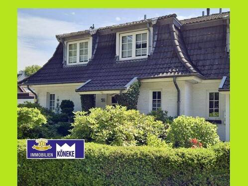 Ansicht: Straßenseitig - Doppelhaushälfte 139 m² Wfl., in begehrter Lage, auf dem Delmenhorster 'Dwoberg'! - Extras!
