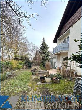 Hausansicht - Garten - 4 Zimmer Doppelhaushälfte zur Miete in Dannstadt-Schauernheim