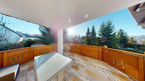 Blick von der Terrasse - 