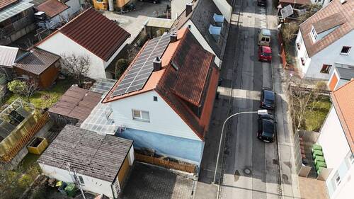 Luftaufnahme - 6 Zimmer Einfamilienhaus zum Kaufen in Ansbach