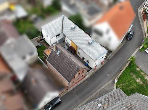 Luftansicht - 1 Zimmer Mehrfamilienhaus, Wohnhaus zum Kaufen in Schaafheim