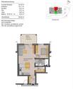 Grundriss Whg. Nr. 8 (nicht maßstabsgetreu - kann vom Original abweichen) - 