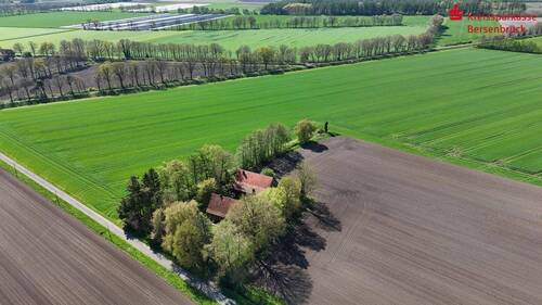Luftbild Umgebung - Alleinlage im Voltlager Außenbereich