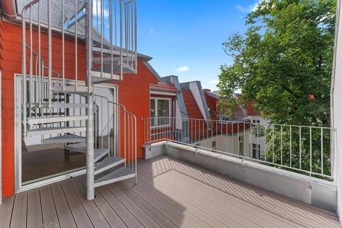 Terrasse 1 - 4 Zimmer Etagenwohnung in Berlin