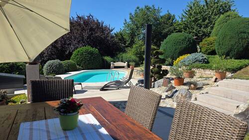 Terrasse mit Pool - 
