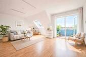 Wohnzimmer (digital eingerichtet) - 3 Zimmer Etagenwohnung zum Kaufen in Stockstadt am Main