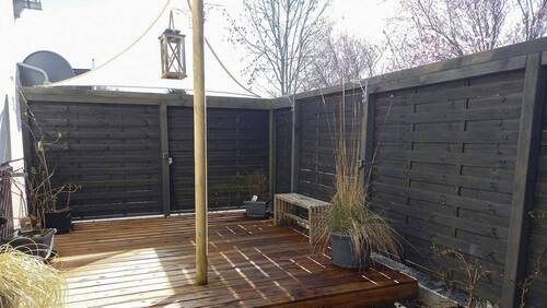 Terrasse am Haus - 