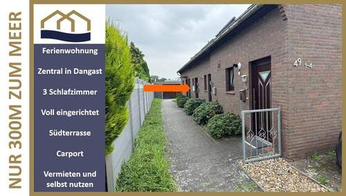 Titelbild - Nur 300m zum Meer! Gepflegtes Ferienhaus mitten in Dangast - Zum vermieten und selbst Urlaub machen