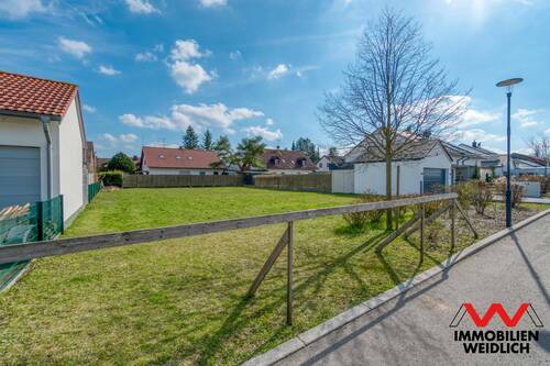Blick vom Haukweg nach Süden - Grundstück in Baldham